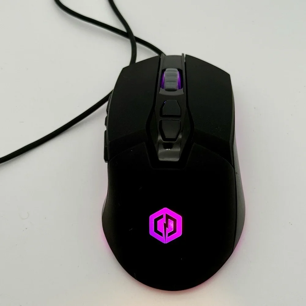 CyberPowerPC Elite M1-131 Wired RGB Gaming Optical Mouse USB Tested Working - Picture 9 of 14